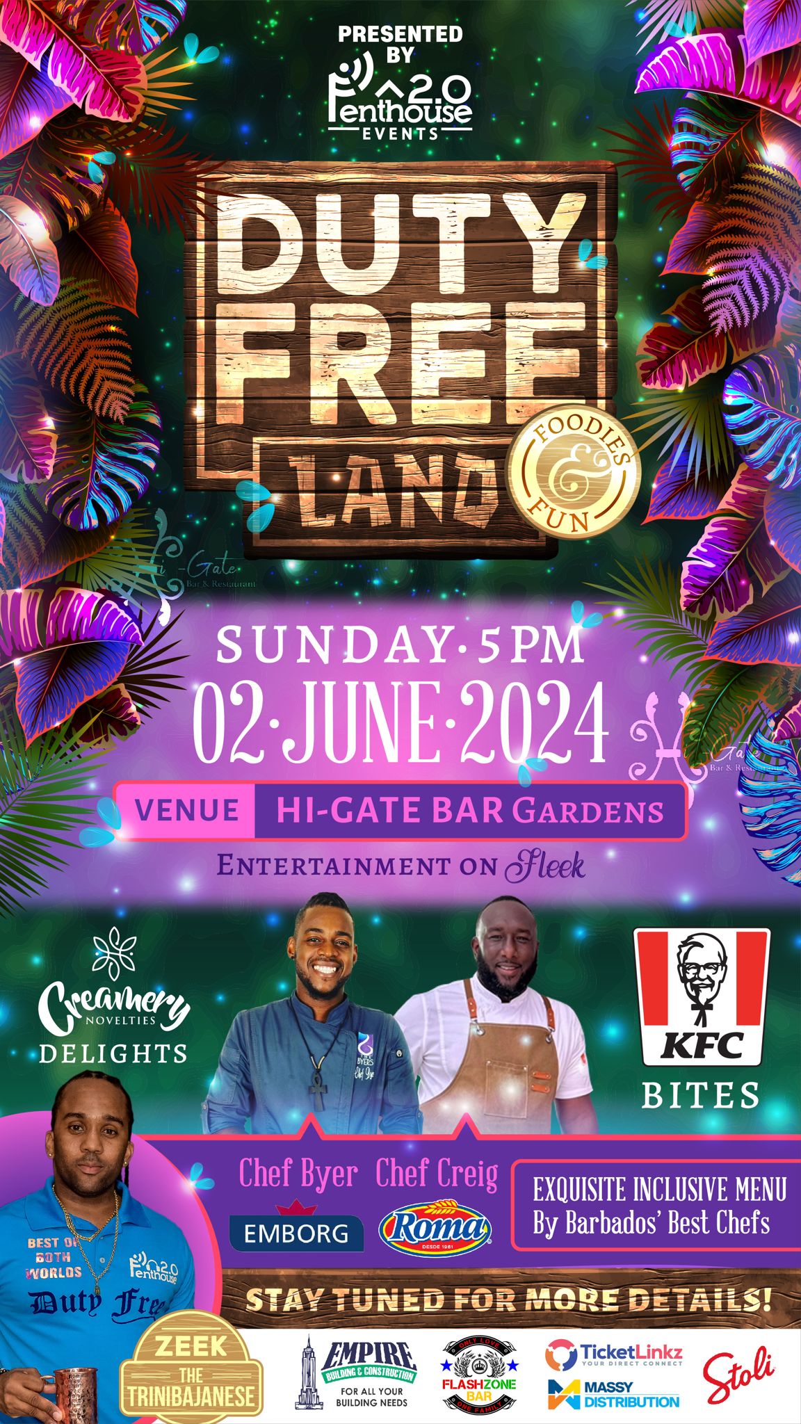 Duty Free Land Barbados Events Calendar 2024 Events Bim