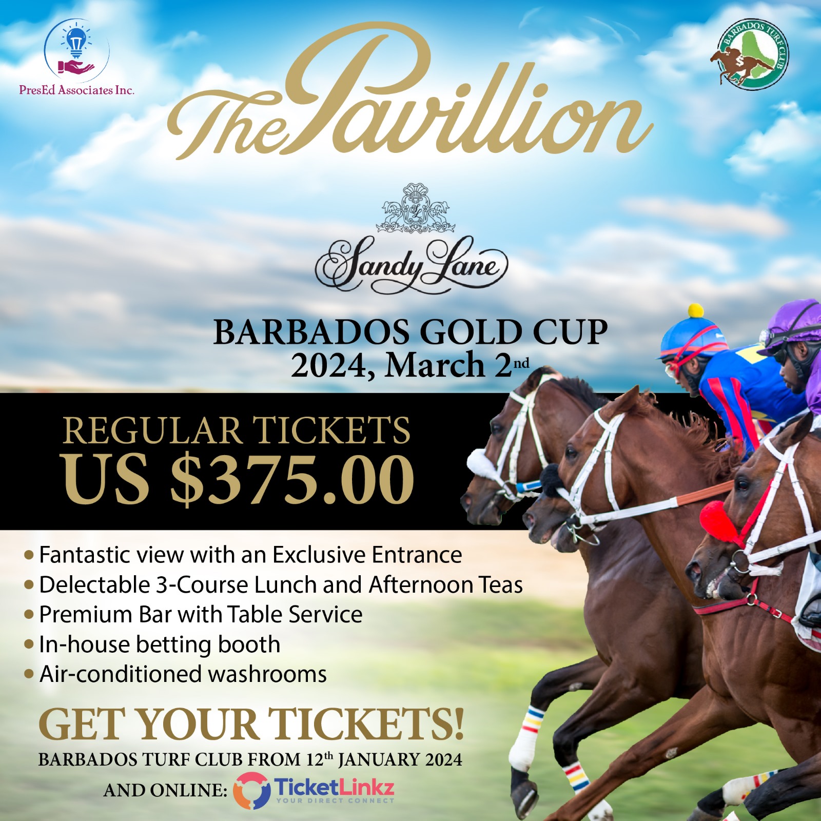 Sandy Lane Gold Cup – The Pavillion – Barbados Events Calendar 2024 ...