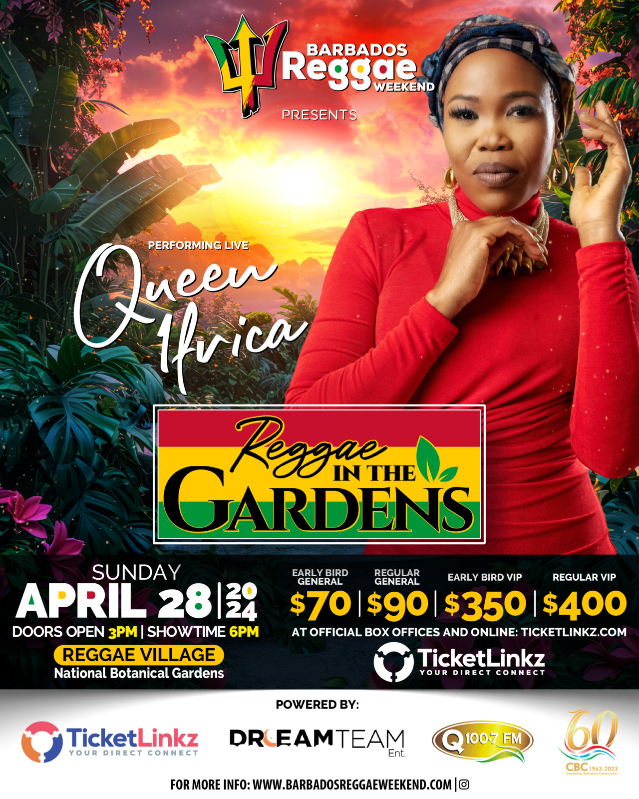 Barbados Reggae Weekend Reggae In The Gardens Barbados Events